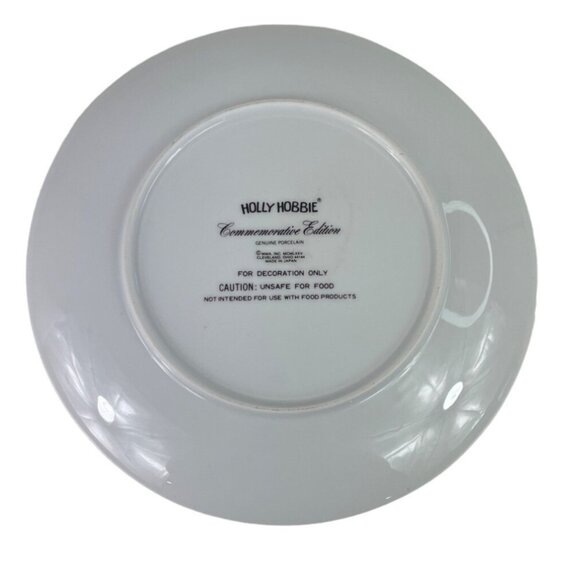 Holly Hobbie Christmas Commemorative Edition Porcelain Collectors Plate - Picture 4 of 7